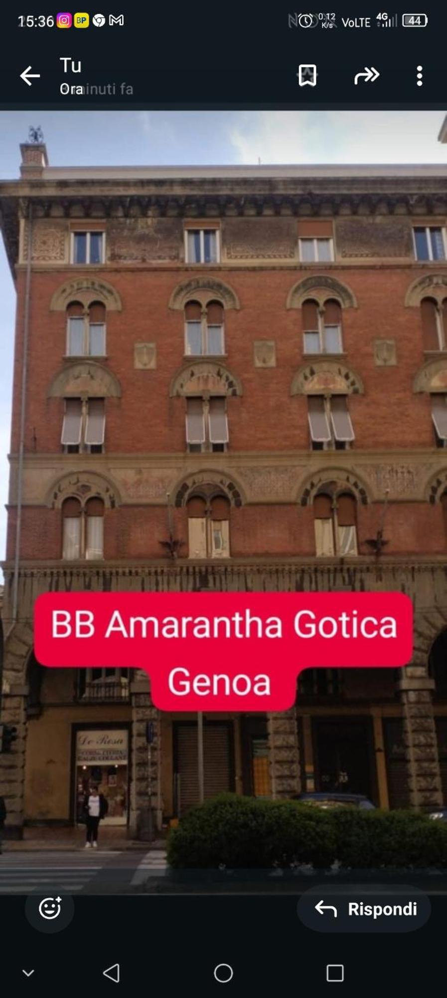 B&B Amarantha Gothica Genua Exteriör bild